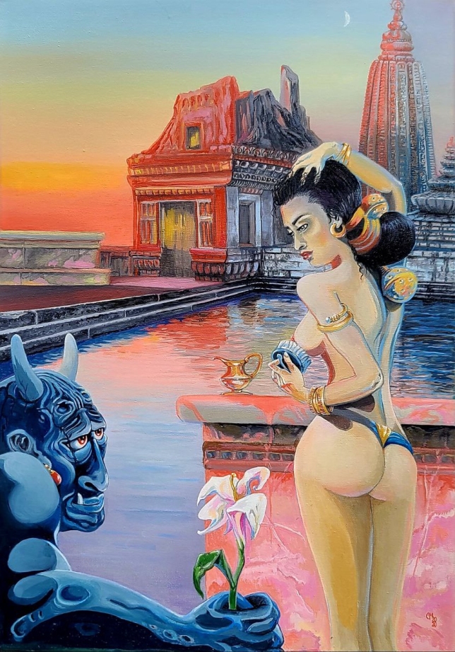 Painting for sale online - Demons Love