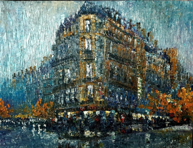 Painting for sale online - Evening rain