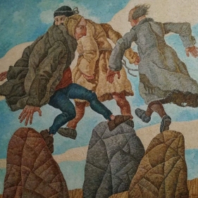 Painting for sale online - Synchronized interpreters