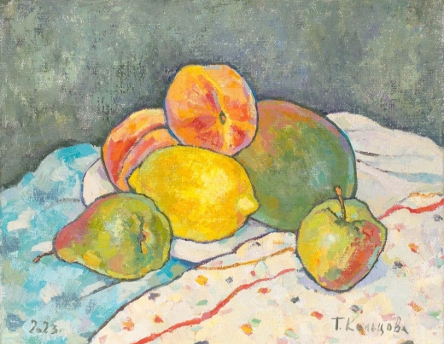 Painting for sale online - Still life with mango