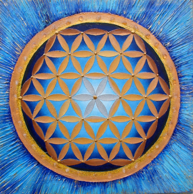 Painting for sale online - The flower of life