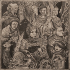 Painting for sale online - Characters at the tournament