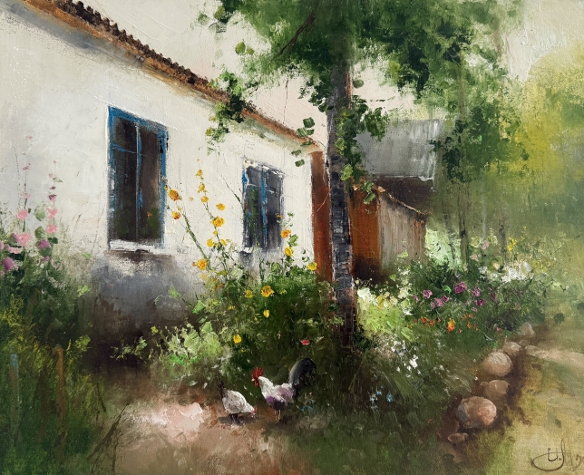 Painting for sale online - Hot afternoon Ostashkov