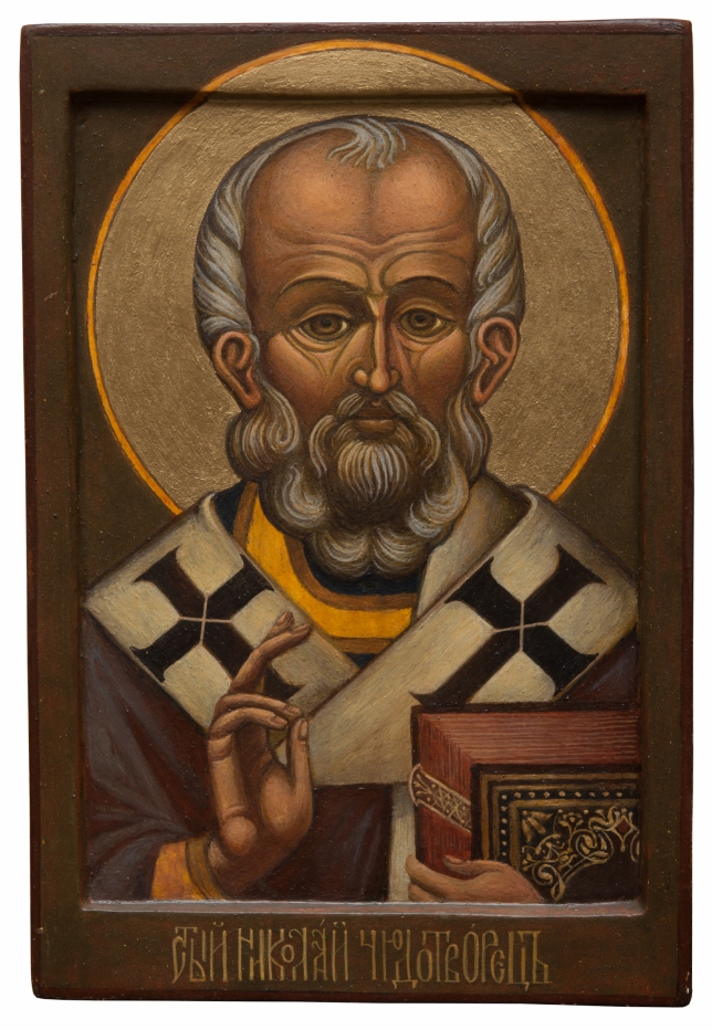 Painting for sale online - Icon of St Nicholas