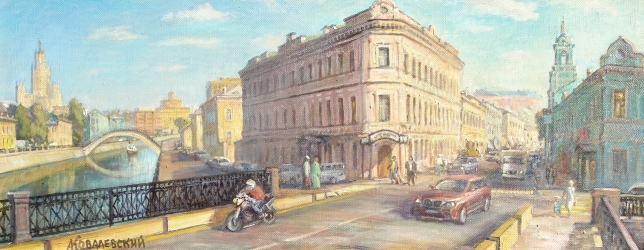 Painting for sale online - View of Pyatnitskaya Street
