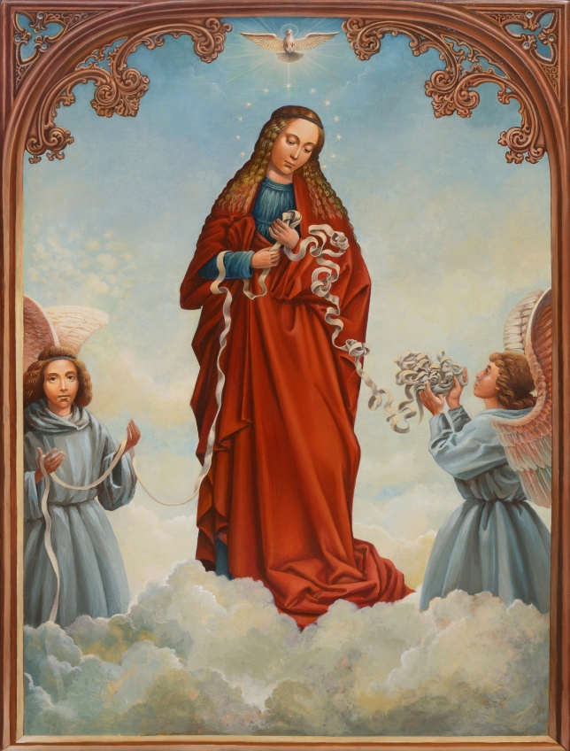 Painting for sale online - Icon of the Holy Virgin Mary Untying Knots