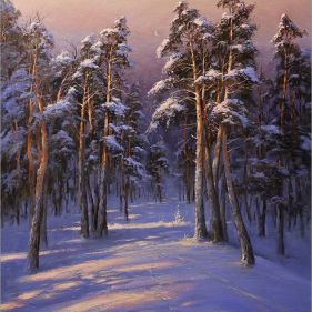 Painting for sale online - Christmas Eve