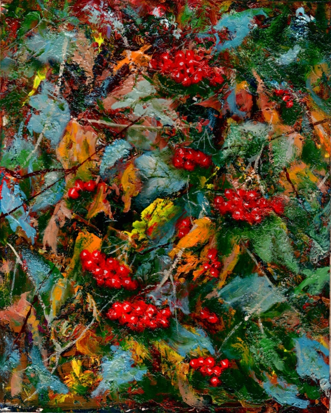 Painting for sale online - A Little Viburnum