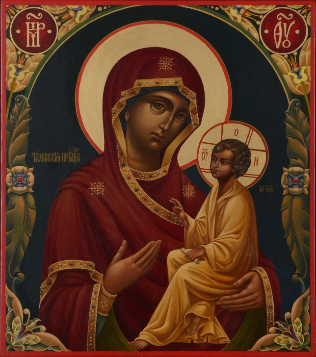 Painting for sale online - Icon of the Mother of God of Tikhvin