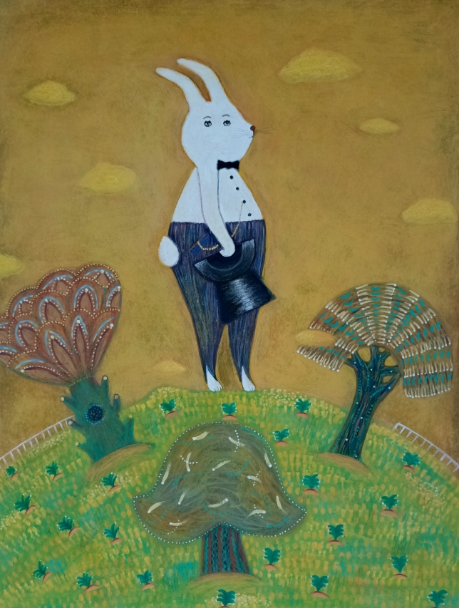 Painting for sale online - The Royal Rabbit
