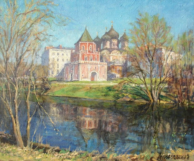 Painting for sale online - May, Bridge Tower in Izmailovo