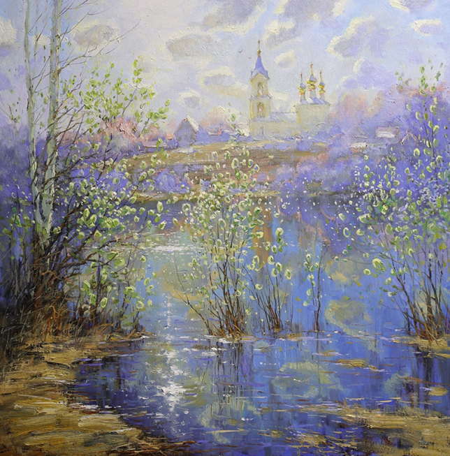 Painting for sale online - Lace of Spring