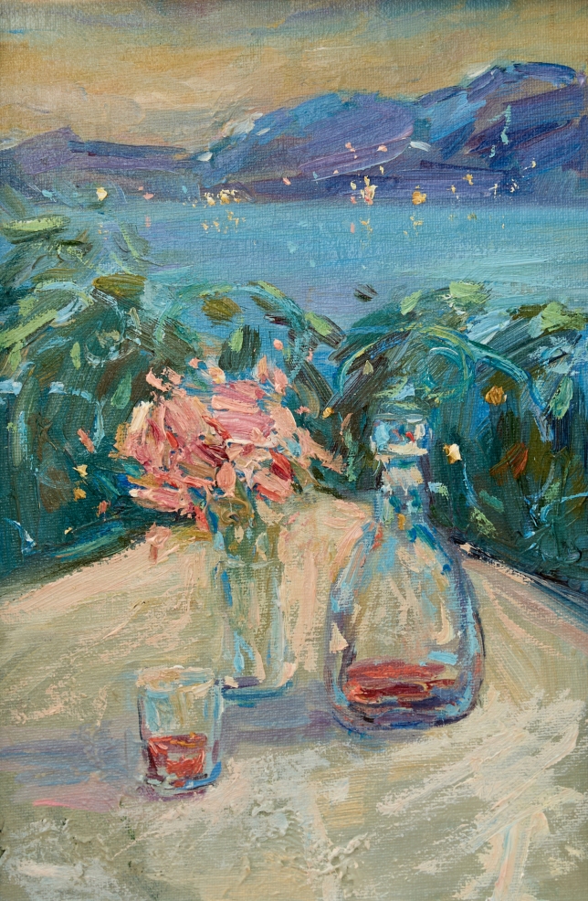 Painting for sale online - Summer evening