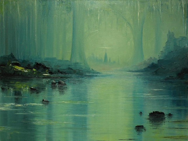 Painting for sale online - Lukomorye