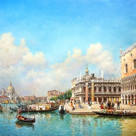 Painting for sale online - Spring in Venice