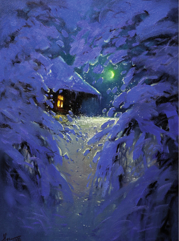 Painting for sale online - New Year's Eve