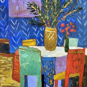 Painting for sale online - Waiting for the New Year