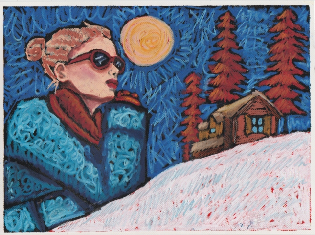 Painting for sale online - Snow hut