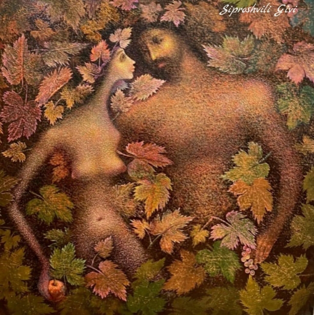 Painting for sale online - Adam and Eve