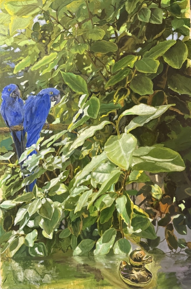 Painting for sale online - Golden Duck