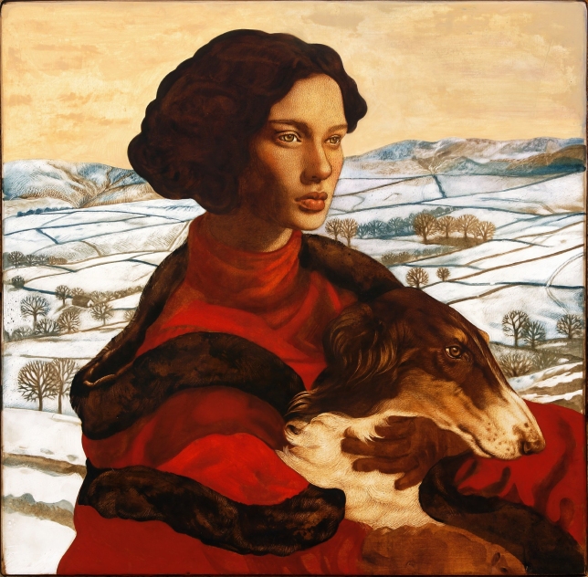 Painting for sale online - Red caftan