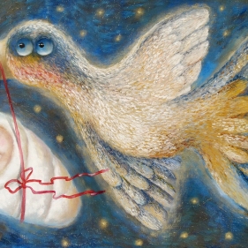 Painting for sale online - Bird of Happiness