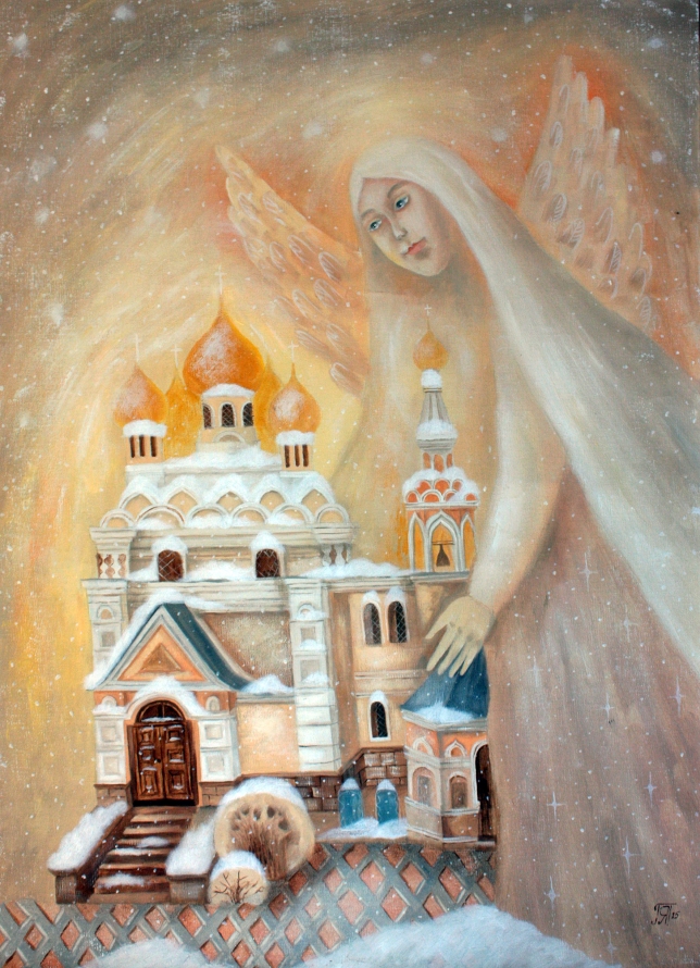 Painting for sale online - Guardian Angel
