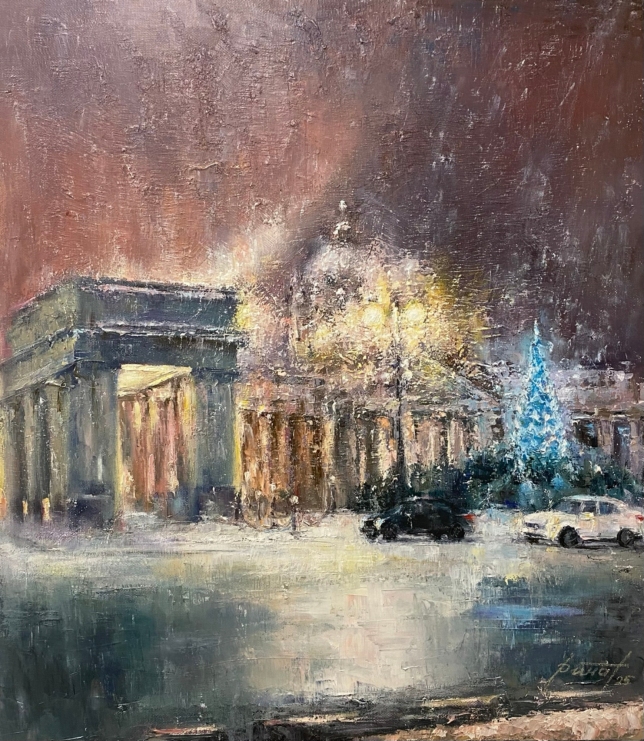 Painting for sale online - Evening St Petersburg