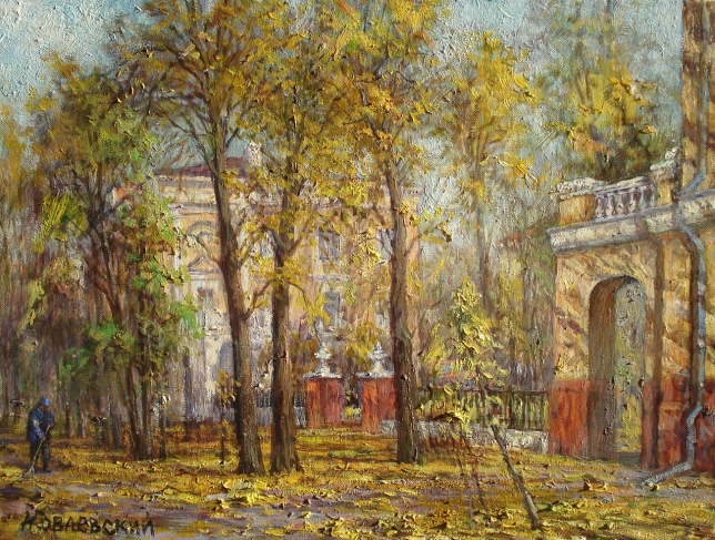Painting for sale online - Sunny October on 6th Parkovaya
