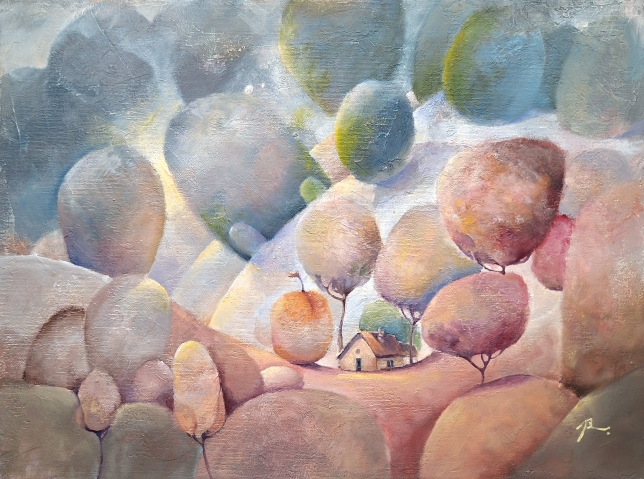 Painting for sale online - Fairytale Cottage
