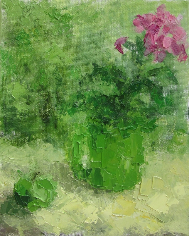 Painting for sale online - Phlox in a green mug