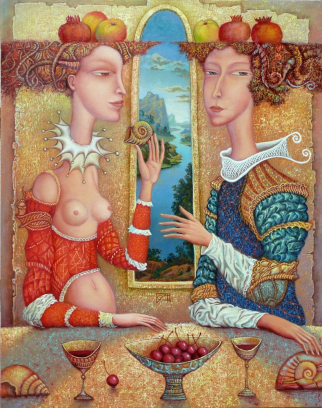 Painting for sale online - Three shells