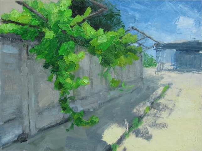 Painting for sale online - Young vineyard
