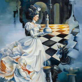 Painting for sale online - Queen of Chess