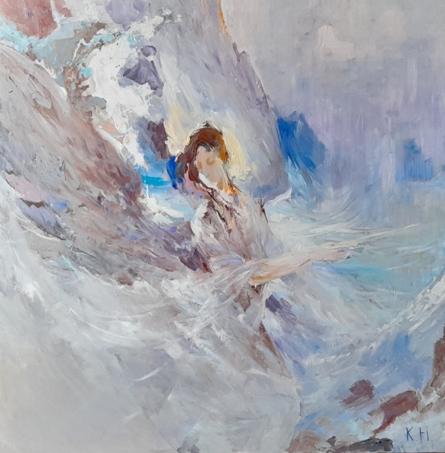 Painting for sale online - Angel of Water