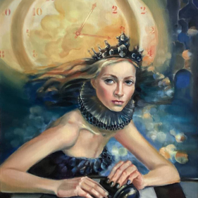 Painting for sale online - Promotion of a Pawn into a Queen