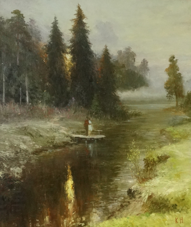 Painting for sale online - Silver Evening