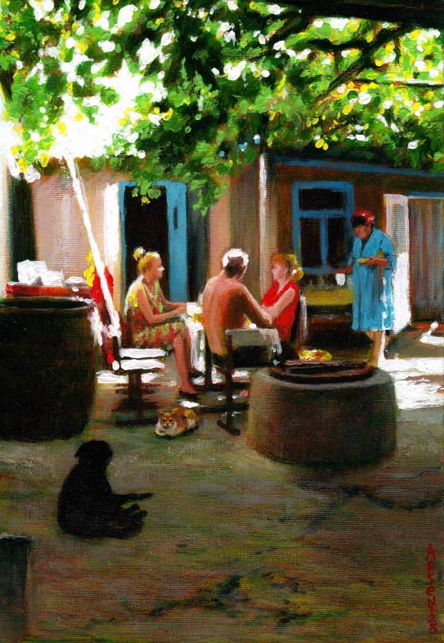 Painting for sale online - MORNING IN KAHUL