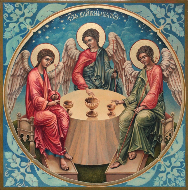 Painting for sale online - Icon of the Holy Trinity