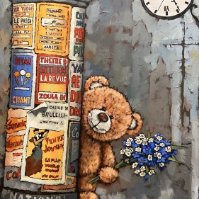 Painting for sale online - Plush Fan