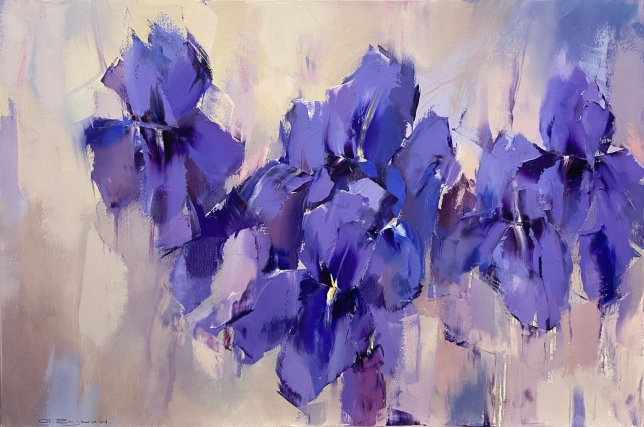 Painting for sale online - Irises