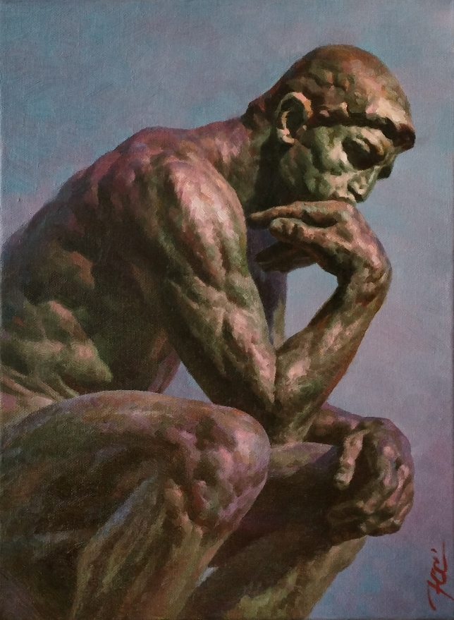 Painting for sale online - Thinker