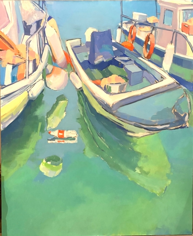Painting for sale online - Three boats