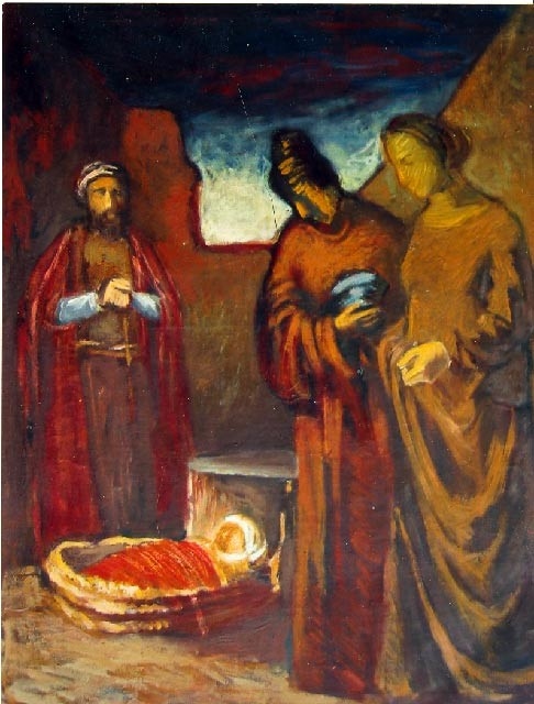 Painting for sale online - Gospel story.