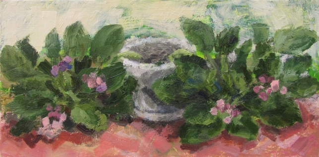 Painting for sale online - Violets in the kitchen