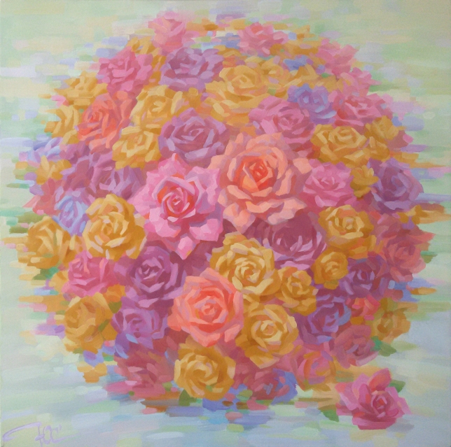 Painting for sale online - Planet of Roses
