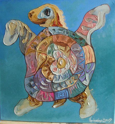 Painting for sale online - Turtle