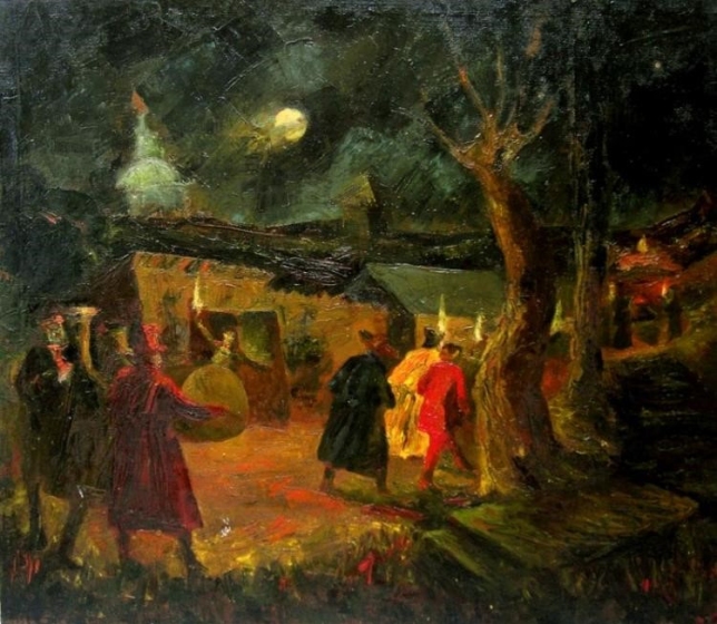 Painting for sale online - Procession