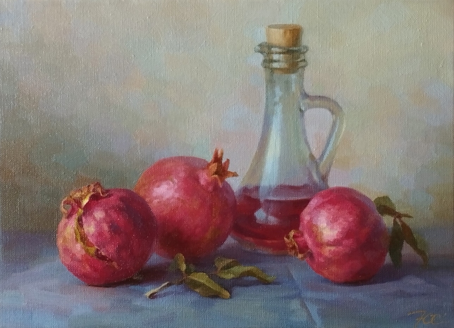 Painting for sale online - Pomegranate juice