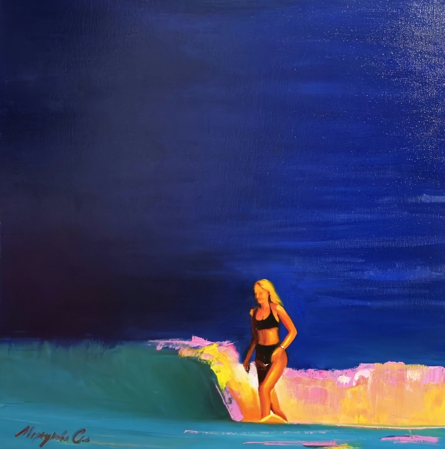 Painting for sale online - On the wave